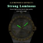 POEDAGAR 675 Fashion Business Men’s Watch Luminous Waterproof Week Date Luxury Man