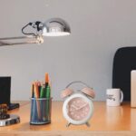 Twin Bell Vintage Metal Alarm Clock with Night Light for Dormitory Home Office