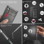 24 in 1 Magnetic Precision Screwdriver Set Mini Tools Kit for Mobile Phone PC Repair Professional Hardware with 24 Torx Hex Bits