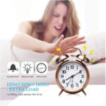 Alarm Clock and Twin Bell Table Clock - Loud Alarm