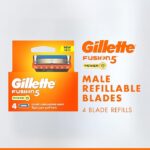 Fusion 5 Razor Blades 4Pcs( PACK OF 1 )