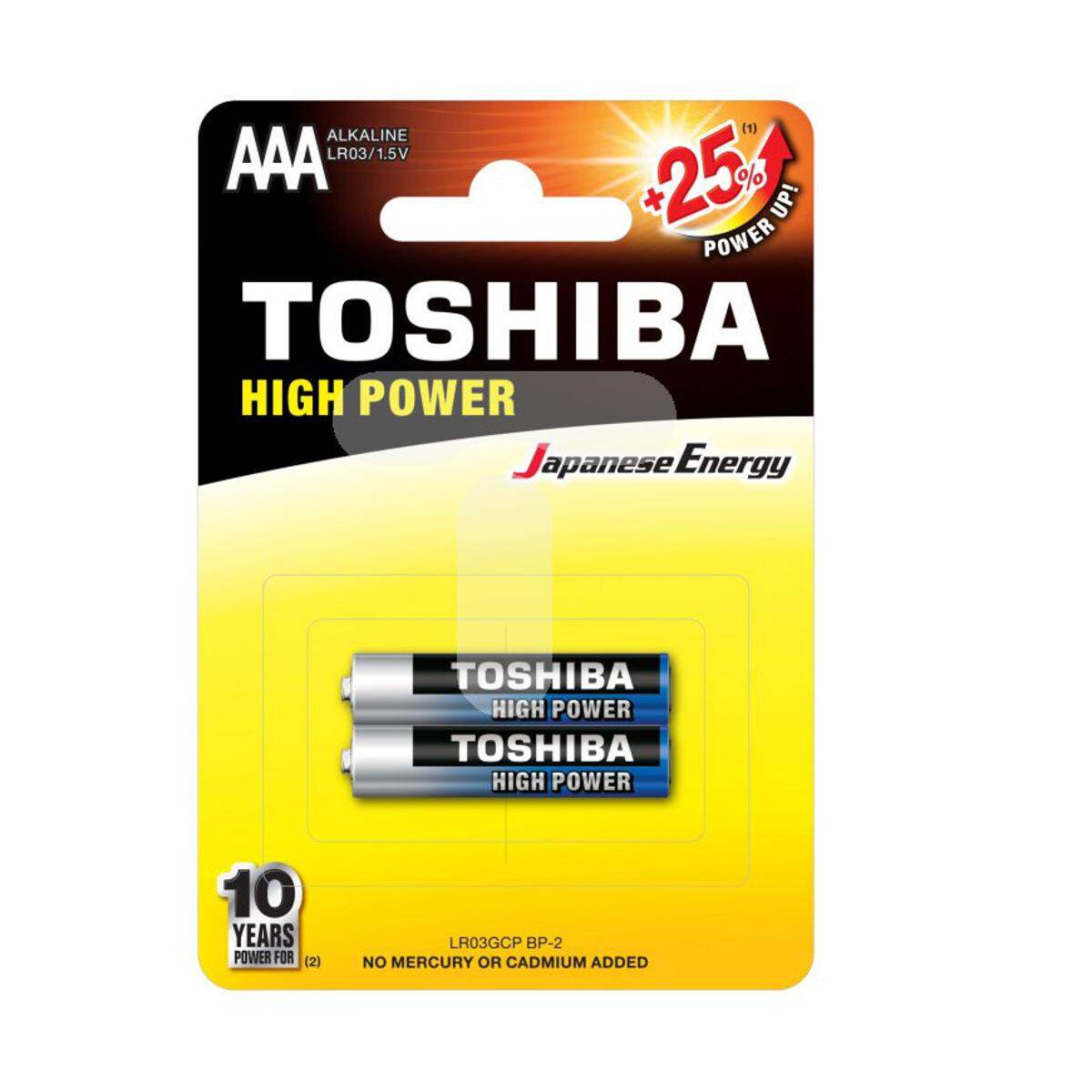 Toshiba Battery LR03 Alkaline (2 Pcs) AAA 1.5V Toshiba Battery LR03 Alkaline (2 Pcs) AAA 1.5V