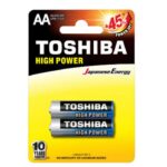 TOSHIBA Alkaline AA Batteries LR6 1.5V 4pcs
