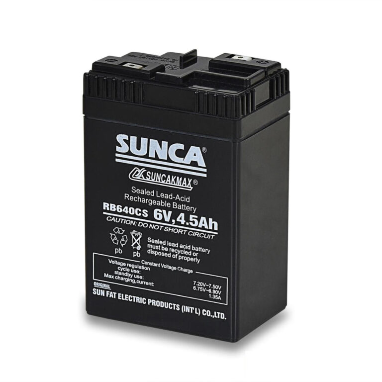 Sunca 6v 4.5ah Rechargeable Sealed Lead Acid Battery