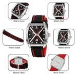 SKMEI 9364 Luxury Sport Quartz Jap movt luminous hollow men’s waterproof Watch