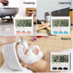 Kitchen Clock English 24-hour Electronic Timer Digital Reminder Alarm Clocks
