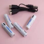 AiVR USB Rechargeable Batteries 4pc – AAA – 2550mWh