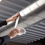 Aluminium Adhesive Foil Tape 2Inche Sealing Tape Heating Duct Repairs Double Side Tape