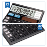 Citiplus CT-512N 112 Steps Check Correct Calculator Metal Faceplate 12 Digit Desktop Business Calculator