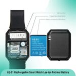 LQ-S1 Rechargeable Smart Watch Lee Ion Polymer Battery For Smart Watch Only 380MAH 3.7V Dash Blue Dash Rechargeable Battery