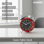 Casio TQ-362-4ADF Table Clock