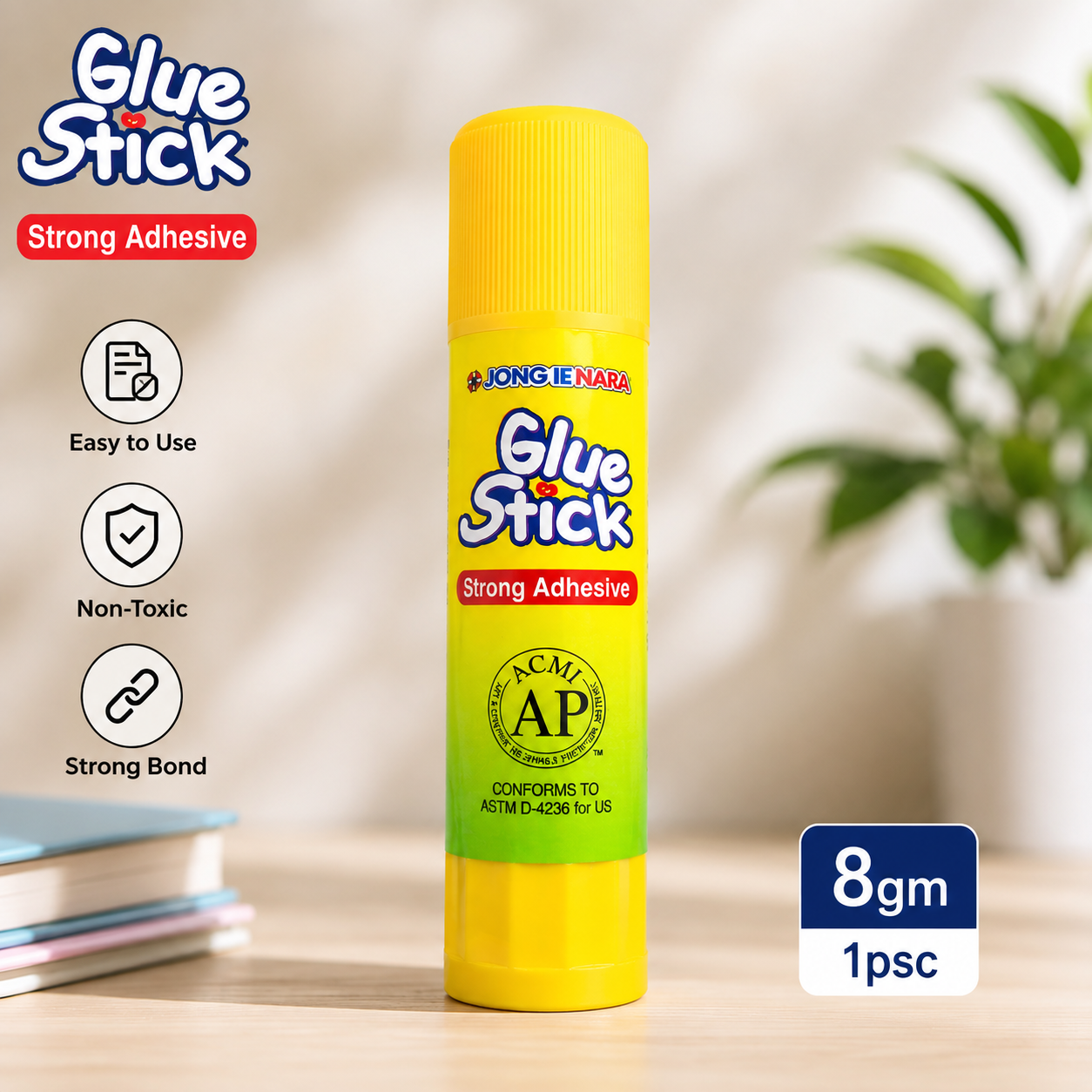 Non-Toxic Glue Stick-8gm-1 Pc Non-Toxic Glue Stick-8gm-1 Pc
