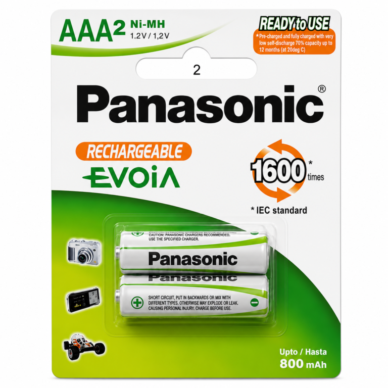 Panasonic Rechargeable AAA 800 MAH