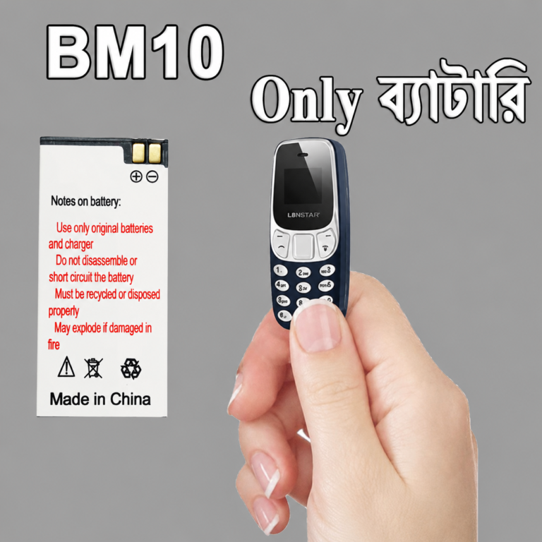 Mini Card Battery BM-10 for mini mobile 3310 phones Li-ion Battery rechargeable Long Lasting Battery