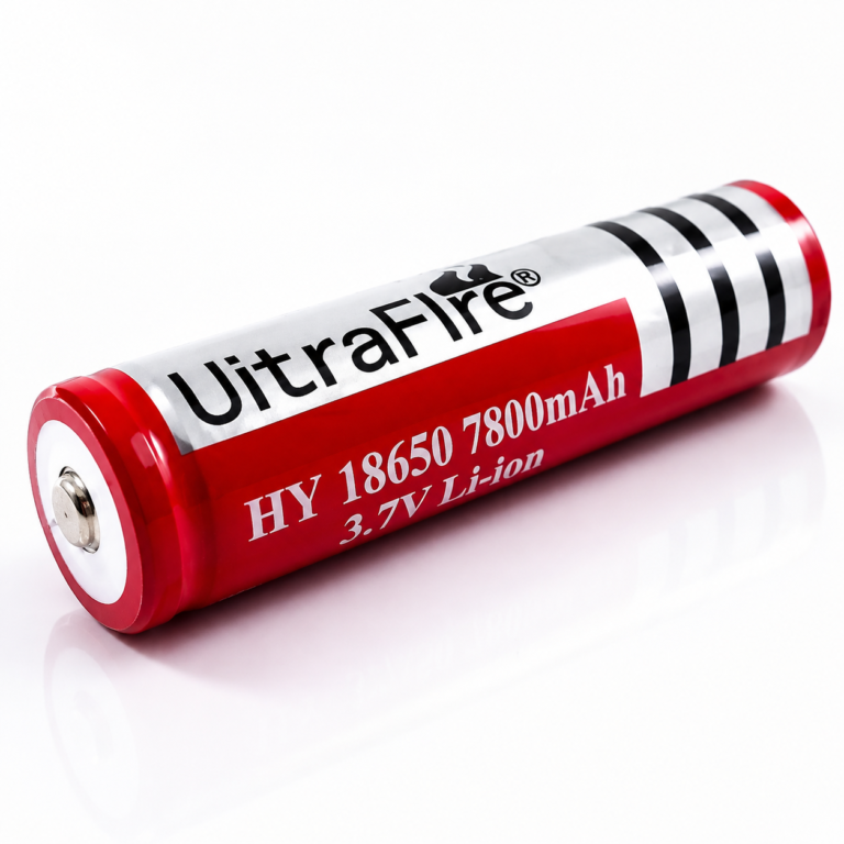 UltraFire 18650 7800mAh 3.7V Rechargeable Lithium Battery, Pack of 1