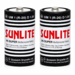 Sunlight R20 D Size 1.5V Battery Multipurpose Use - 2Pcs