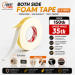 Foam Tape Double Sided 0.5 Inches