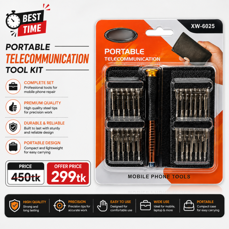 XW-6025 25 Piece Interchangeable Screwdriver Set for Mobile Phone Repair Tool Kit with Bag