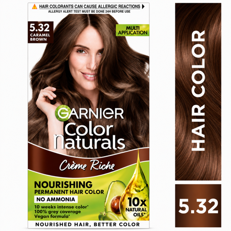 Garnier Color Naturals Shade 5.32 Caramel Brown 70ml + 60g