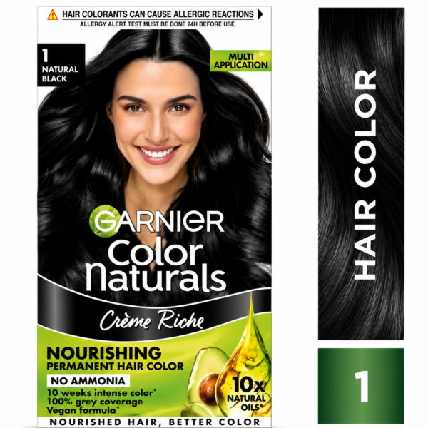 Garnier Color Naturals Shade 1 Natural Black 35ml+30g