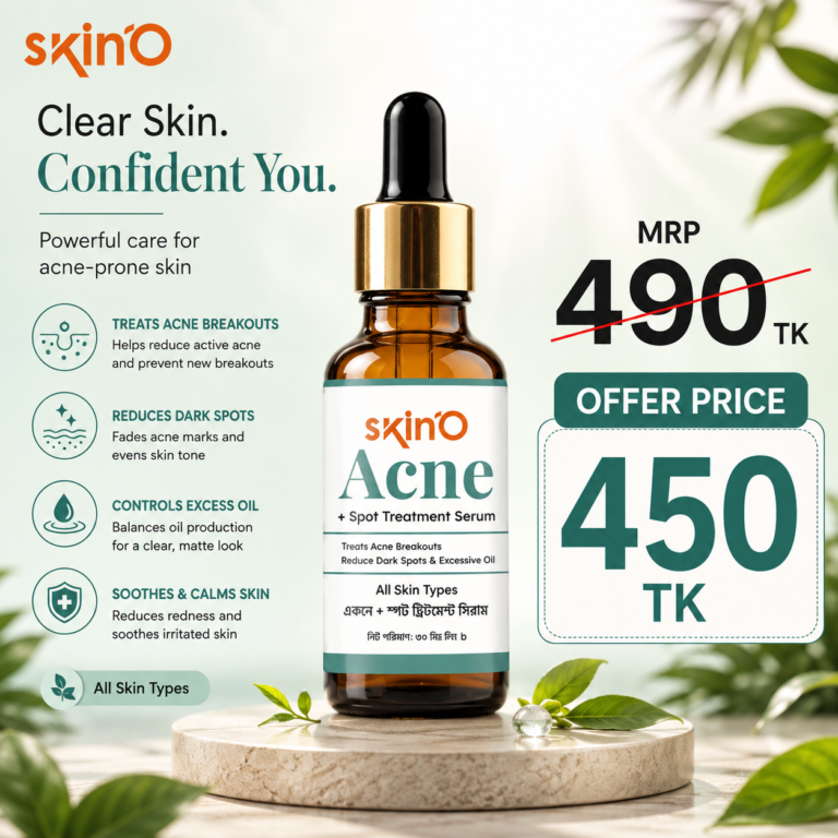 skinO Acne + Spot Treatment Serum 30ml