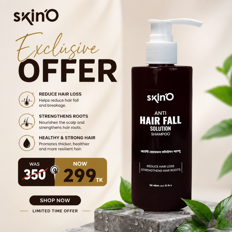 skinO Anti Hair Fall Solution Shampoo 220ml