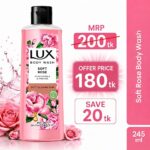 Lux Body Wash French Rose & Almond 245ml