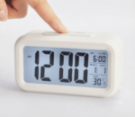Smart LED Digital Alarm Clock with Date, Time and Temperature Display for Office and Home Desk