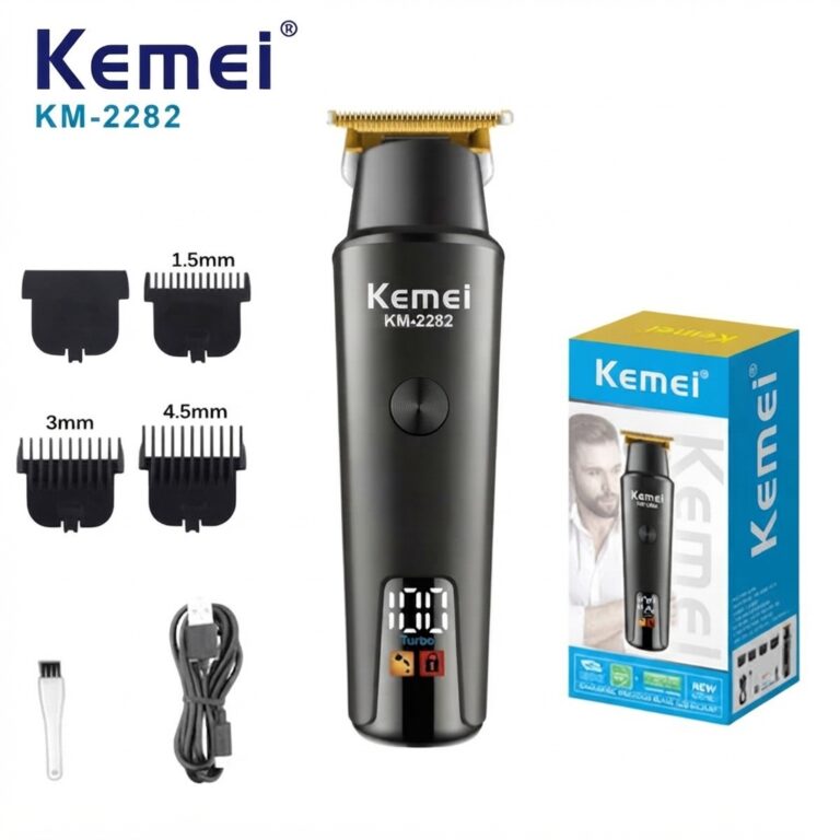 Kemei KM-2282 Hair Clipper and Beard Trimmer for Men
