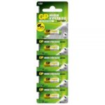 High Quality GP Super Alkaline Battery 12V 27A MN27 A27 L828 High Voltage Batteries 5 Pcs