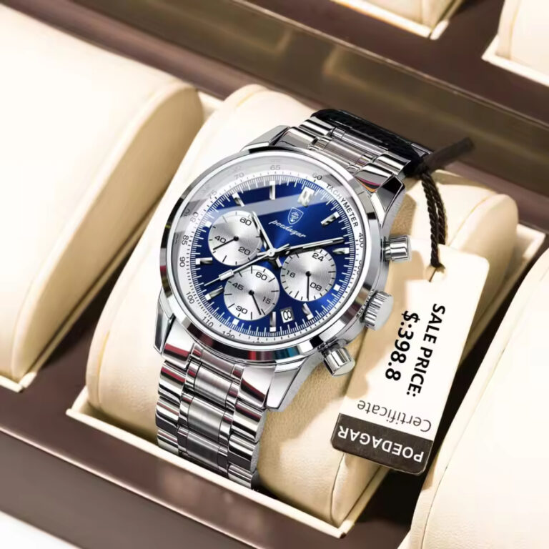 POEDAGAR 921 Luxury Quality Chronograph Men’s Watch