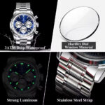 POEDAGAR 921 Luxury Quality Chronograph Men’s Watch