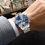 POEDAGAR 938 Luxury Fashion Chronograph Men’s Watch