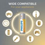 Philips R6L4B/70 AA Extra Zinc Chloride Battery Bundle of 4 Pcs