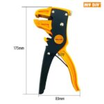 WELLOO Multifunctional Precise Wire Cutter Stripper With Cutting Edge