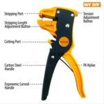 WELLOO Multifunctional Precise Wire Cutter Stripper With Cutting Edge