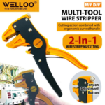 WELLOO Multifunctional Precise Wire Cutter Stripper With Cutting Edge