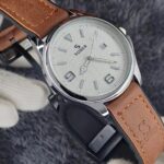 SOBER Premium Men’s Watch – Stylish Honeycomb Dial with Leather Strap