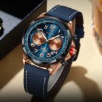 Poedagar 862 New Luxury Sports Mens Watch 30m Waterproof Luminous Chronograph Original Nylon Leather