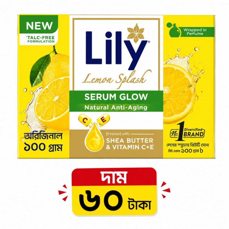 Lily Serum Glow Soap Lemon Splash – 100 gm
