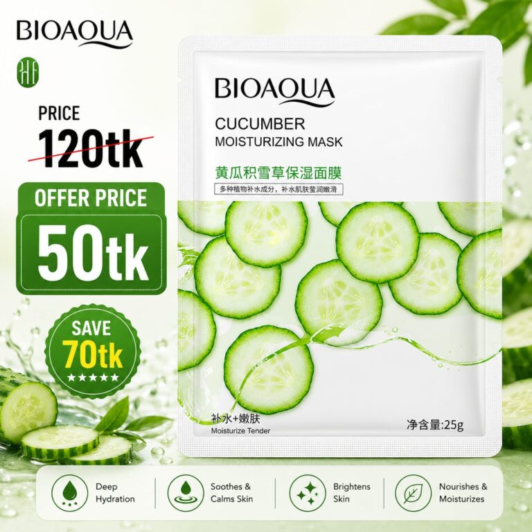 Bioaqua Cucumber Sheet Mask 25g