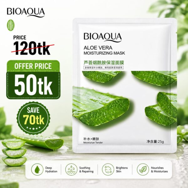 BIOAQUA Aloe Vera Moisturizing Sheet Mask 25 gm