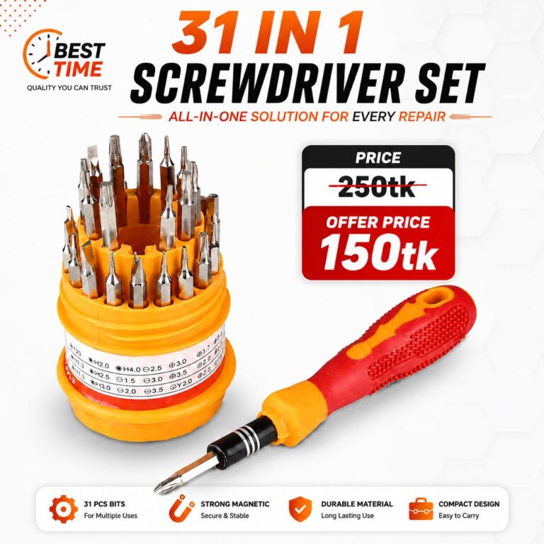 31 In 1 Screwdriver Bit Set With Flexible Shaft Driver Magnetic Bits For Electronic Cell Phone Tablet Repair And Mod
