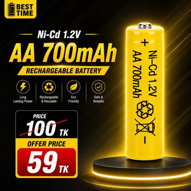 -Ni-Cd AA 700mAh 1.2V Rechargeable Battery (1 Pcs)