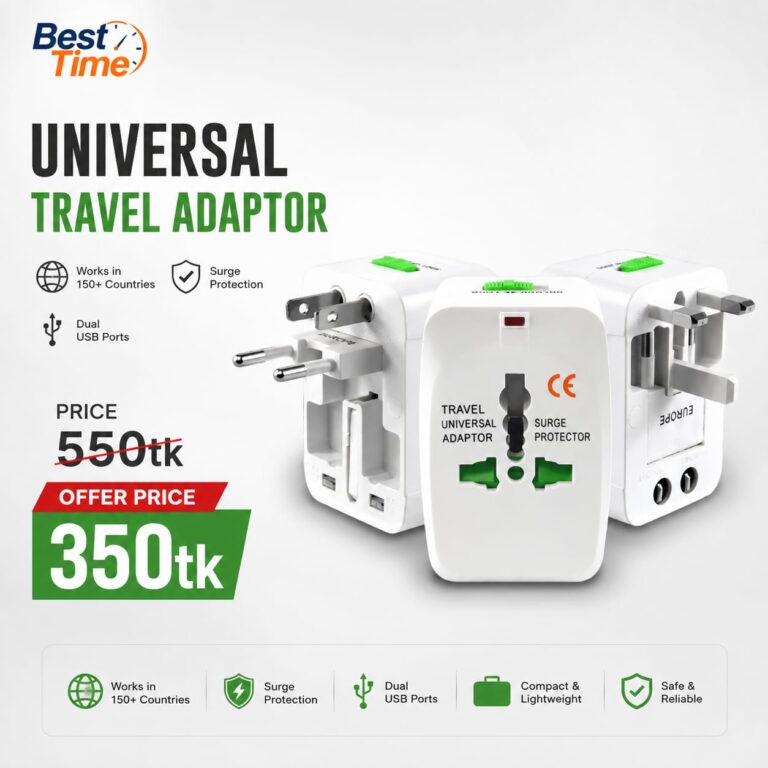 Universal International Travel Power Adapter All In One