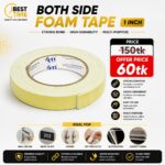 Foam Tape Double Sided 1 Inches