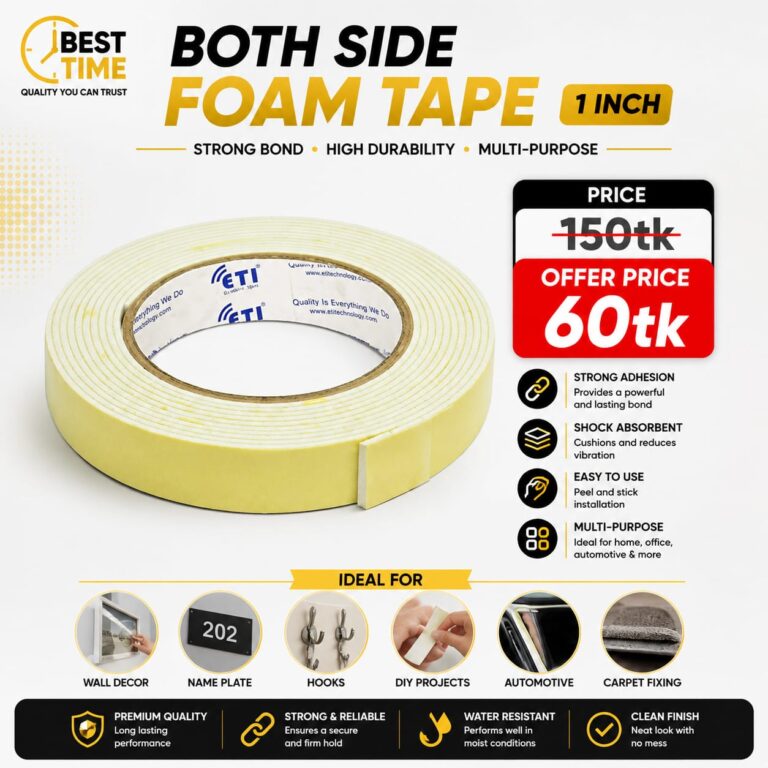 Foam Tape Double Sided 1 Inches