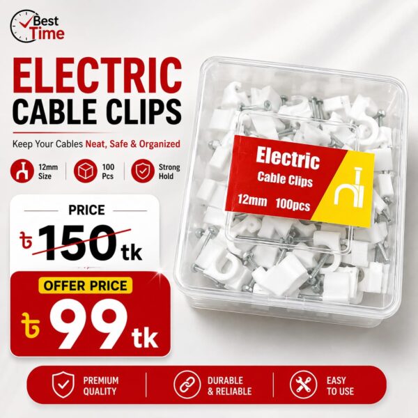 Electric Cable clip 12MM 100pcs