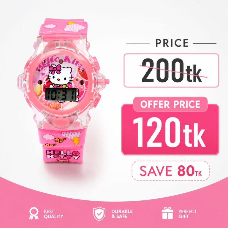 Ghting and Music Stylish Baby Watch For Kids