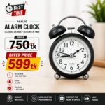 Classic Design Analog Alarm Clock - Accurate Time
